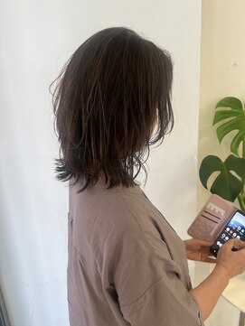 ショコララテ 【大人外ハネミディアムレイヤー】ハイライト