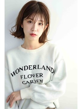 ヘアーゼロ 南新町(HAIR ZERO) 外ハネミディアム