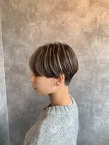 ウィート(wheat)&nbsp;ハンサムショート×刈り上げ×ハイライト