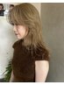 ブリーチレスダブルカラー+カット　￥16500