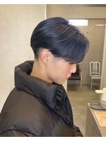 トパ(topa)&nbsp;1ブリーチおすすめ！ネイビーカラー