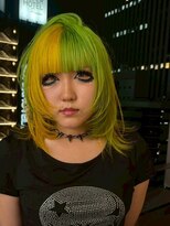ベレーザ 渋谷(BELEZA)&nbsp;13946ブリーチ＆ダブルカラーウルフレイヤーニュアンスカラー