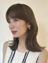ラボヌールヘアーノーブル 新越谷店(La Bonheur hair noble)&nbsp;切りっぱなしボブエアリーロング美髪ピンクブラウン