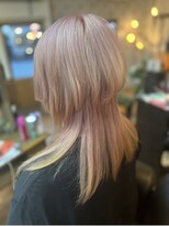 エイチ ヘア デザイン セカンド(h Hair Design 2nd.) ピンクウルフ