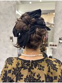 ＊＊ふわふわお団子ヘアアレンジ＊＊