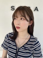 サラ ビューティー サイト 古賀店(SARA Beauty Sight)&nbsp;【インナーピンク】20代30代/顔周りレイヤー/チェリーレッド