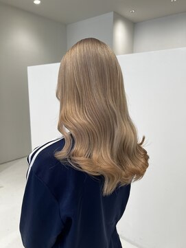 ハイブ 金沢(Hive) 10代20代ブリーチハイトーンベージュカラー