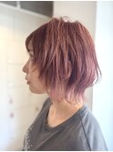 レイヤーショートボブ