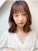 ◎大人可愛い韓国風くびれミディアムレイヤー