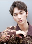 ナチュラルハーフアップバング