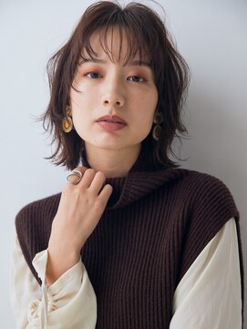 エトル バイ コムマティス 恵比寿駅前店(etre by comme Matisse) 小顔カット×透明感カラー[恵比寿駅/髪質改善/オリーブグレー]