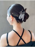 おくれ毛ロング韓国ヘア顔周りレイヤー_ba565033