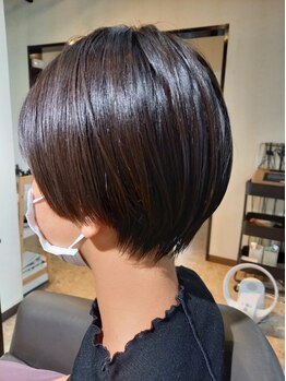 アンズ 本店(AN'S)の写真/360度美しい「大人ショートカット」40代からの髪質変化を計算し、上品さと若々しさをプラス。