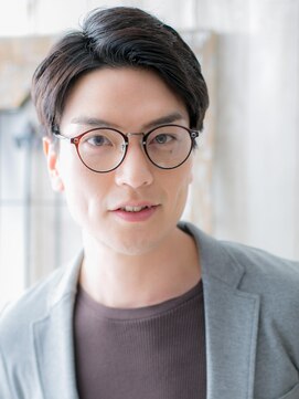 モッズヘア メン 上尾東口店(mod's hair men) かき上げ刈り上げ黒髪ベリーショート就活爽やかZ上尾