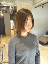 ジュベ(juve.)&nbsp;大分ミディアムロング顔まわりレイヤーカット髪質改善カラー