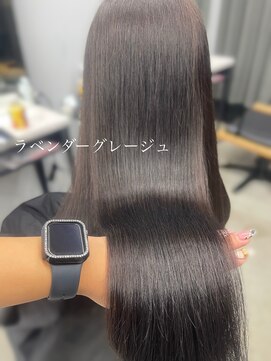 フォンズ(FONS) 透明感ラベンダーグレージュ/寒色艶カラー/酸熱トリートメント