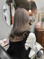 チャプター 問屋町(chapter)&nbsp;髪質改善トリートメントミルクティベージュ韓国ヘアダブルカラー