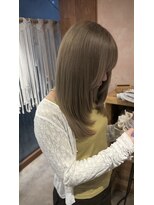 ベベ バイ モップス(be'be' by MOPS) ロングレイヤー×オリーブベージュ
