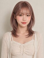 イロウ 天神大名店(IROW) ブリーチ ハイトーン アッシュベージュ 前髪カット レイヤー