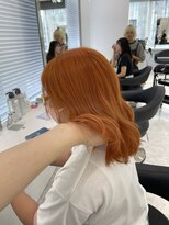 ユアーズヘア 池袋(youres hair) オレンジカラー