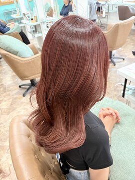 ヘアーディア みどり店(Hair...DiA) レイヤーカット×ラベンダーピンク