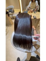 リリー 鷺沼店(RILLY) 〈キシタクヘアー〉髪質改善カラー×白髪染め・アッシュブラウン