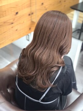 ロックス バイ マグ 松本(rocks BY MAG) 10代20代イエベブリーチ無しワンカラー透明感オレンジブラウン