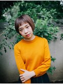 個性的☆ボブ☆丸みショート