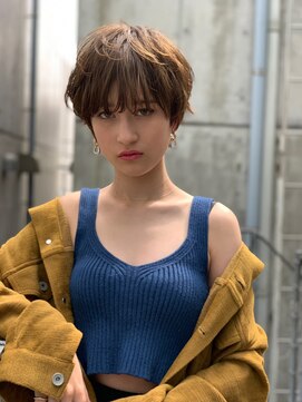 ハバナ 渋谷(HAVANA) 前下がりショートボブ/ハンサムショート/耳かけ/イメチェン