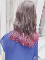 ウーロス(uros.)&nbsp;裾ピンクカラー