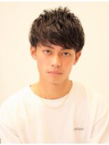 ノイセル(Noisyle)&nbsp;かき上げヘア ショートレイヤー トランクスヘアくせ毛風パーマ