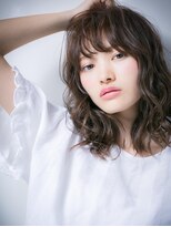 カバーヘア イヴ 戸頭店(COVER HAIR EVE)&nbsp;小顔グラマラス大人かわいい無造作セミディw戸頭10代20代30代