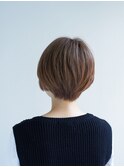 ココアブラウン×ショートボブ［池袋］
