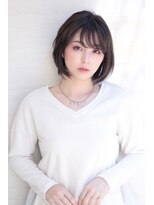 オーロ 池田店(ORO)&nbsp;イメチェン大人アッシュラベンダーカラーボブ