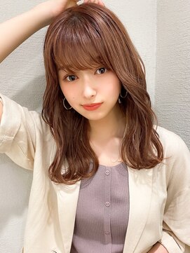 アフロート エル 錦糸町(AFLOAT L) 大人可愛い/透け感/前髪/小顔/くびれミディ/ラベンダーカラー