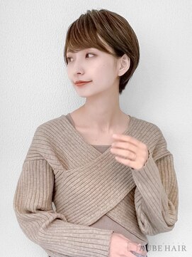 オーブ ヘアー フローラ 高知店(AUBE HAIR flora) 20代・30代_小顔マッシュショート