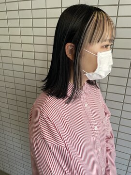 ヘアアンドスペース ベロン(hair&space velon) 切りっぱなしロブ