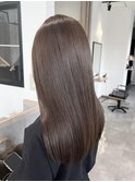 くすみ × アッシュベージュ