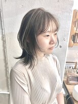 リッカ(RICCA)&nbsp;グレージュカラー/ボブウルフ/ウルフカット  W1118