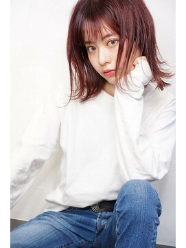 ルモア(RUMOR) Rumor×ワンサイドショート 【ダブルバング ルビージュ】