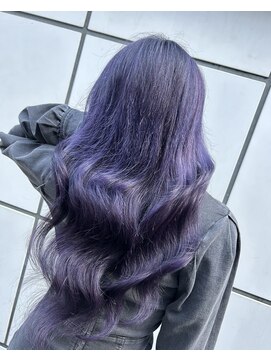 アーチフォーヘア 心斎橋店(a-rch for hair) ロングパープル