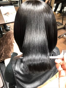 アモル 高田馬場店(Amor) ブラックカラー×髪質改善