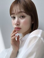 アウェイク(AWAKE)&nbsp;大人なワイドバングのシンプルボブ【AWAKE渡辺康則】