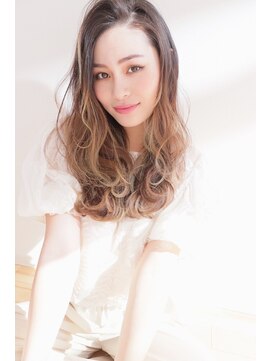 ヴィムヘアー 泡瀬店(VIM hair) ゆるふわカールグラデーションカラー/20代/30代/40代
