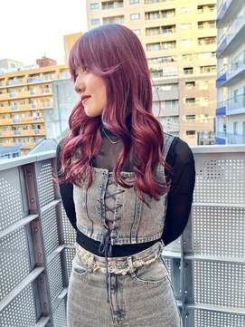 チュダック(ChuDuck) 韓国風《カシスピンク》ブリーチ/ケアブリーチ/ダブルカラー