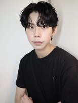 エクシア 千葉店(EXCIA)&nbsp;センタ―パート/ツーブロック/韓国/黒髪/パーマ