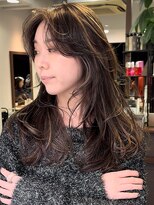 ノラ ウメダ(NORA UMEDA)&nbsp;ハイライトカラーレイヤーカットケアブリーチダブルカラー