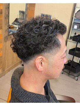 ヘアーサロン ミル(hair salon MiL) 【渋谷】オールバックパーマ