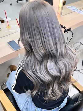 アリープパロット(ALEAP parrot) 透明感カラー/ロング/ハイトーングレージュ