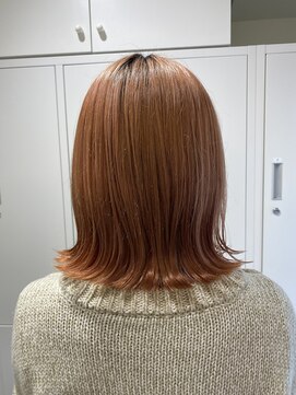 エレン 池袋(ElEn.) 似合わせボブ・ミディアム × オレンジ